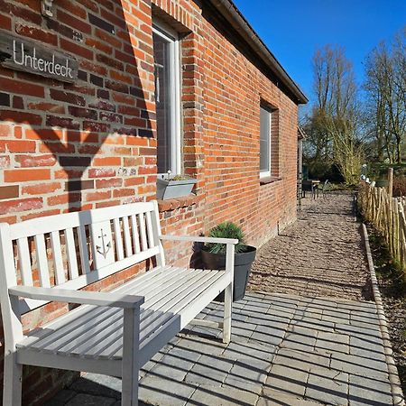 Smittshoern 3 - Nordsee Erdgeschosswohnung Mit Eingezaeunten Garten, Kamin Und Lounge! Altfunnixsiel Esterno foto